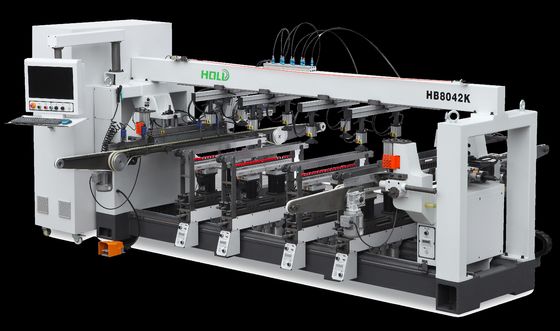 2800rpm vier Rijen Multi Boring Machine voor Houten de Boringsmachine van de Spaanplaathoutbewerking