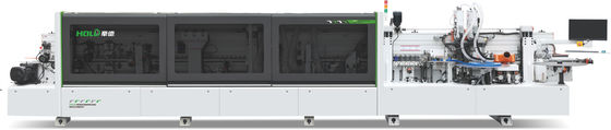 Houten Hoek Rond makende Machine voor Rand het Verbinden Hete de Smeltingslijm 29kw van Laseredgebander