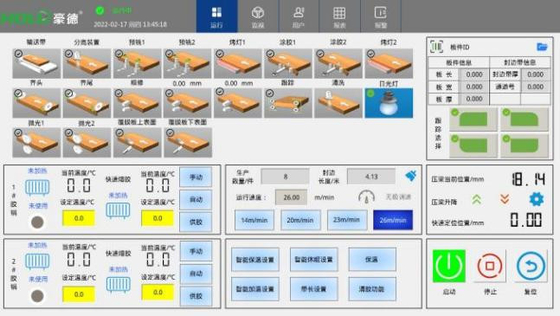 Zware automatische hoge snelheid randbandmachine